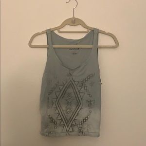 Full Tilt Small green faded skater tank top